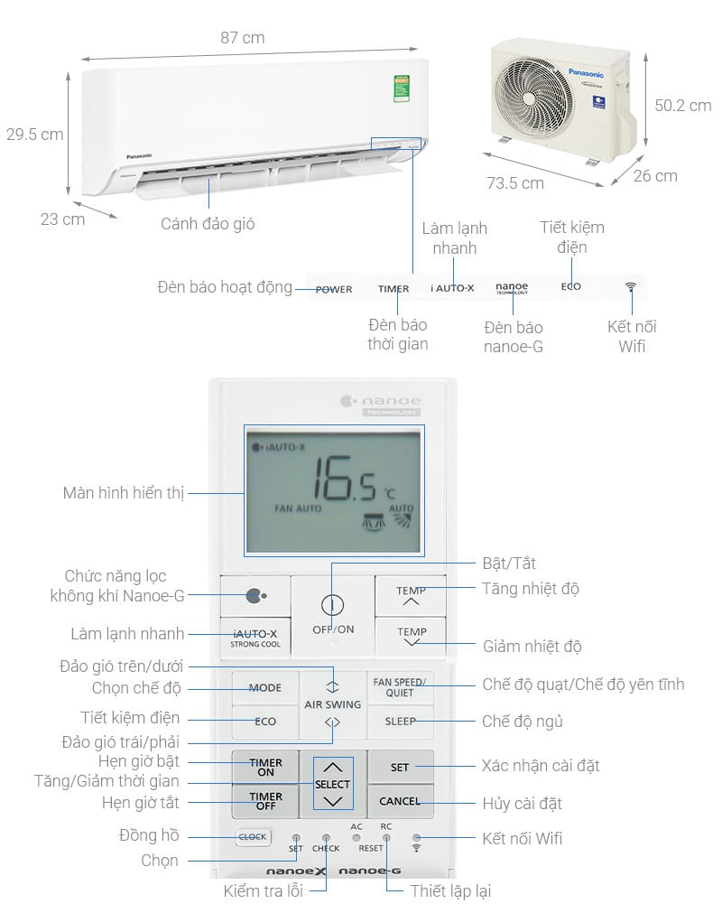 panasonic cu cs xu9xkh 8 note