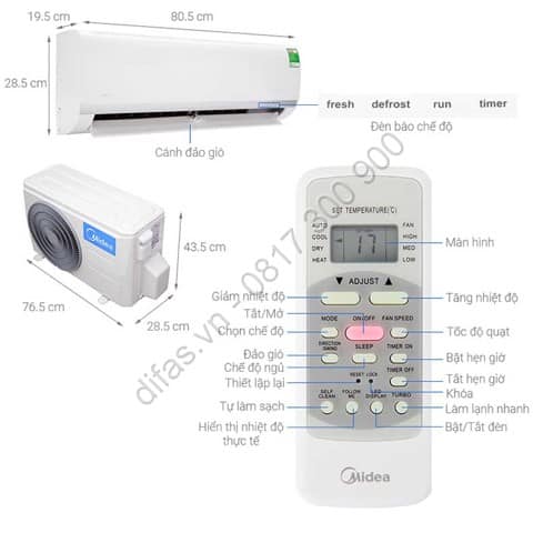 may lanh midea MSAFIII 10CRN8 1